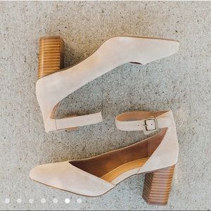 Soludos Gemma Heel, 2.75” heel, Sand, Size 6, Brand New in Box